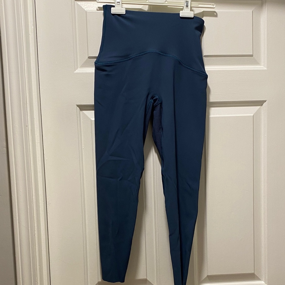 SPANX Deep Blue Booty Boost Leggings